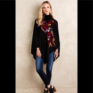 Turtleneck Poncho by Troubador Anthropologie Artsy